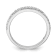 10K White Gold Wedding Band Ring-0.25 cttw