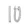 Diamond 0.33Ctw 10k White Gold Earrings