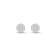 Diamond 0.75Ctw 10k White Gold Earrings