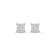 Diamond 0.25Ctw 10k White Gold Earrings