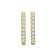 Diamond 0.33Ctw 10k Yellow Gold Earrings
