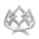 Sterling Silver Diamond 0.20Ctw Ring