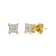 Diamond 0.25Ctw 10k Yellow Gold Earrings