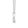 Diamond 0.20Ctw 10k White Gold Pendant With Chain