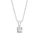 Diamond 0.33Ctw 14k White Gold Pendant With Chain
