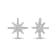Diamond 0.40Ctw Sterling Silver Earring