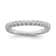 10K White Gold Diamond Ring 0.20Ctw