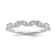 10K White Gold Diamond Ring 0.10Ctw