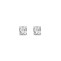 Diamond 0.33Ctw 14k White Gold Earrings