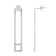 Diamond 0.20Ctw Sterling Silver Earring