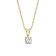 Diamond 0.20Ctw 14k Yellow Gold Pendant With Chain