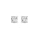 Diamond 0.25ctw Round , 14k White Gold Earrings