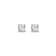 Diamond 0.75Ctw 14k White Gold Earrings