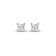 Diamond 0.20Ctw 14k White Gold Earrings
