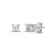 Diamond 0.16Ctw 14k White Gold Earrings