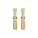 Diamond 0.20Ctw 10k Yellow Gold Earrings