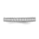10K White Gold Wedding Band Ring-0.25 cttw