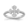 Sterling Silver Diamond 0.33Ctw Ring