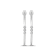 Diamond 0.25Ctw Sterling Silver Earring