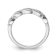 10K White Gold Diamond Ring 0.10Ctw