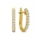 Diamond 0.33Ctw 10k Yellow Gold Earrings