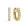 Diamond 1.00Ctw 10k Yellow Gold Earrings