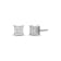 Diamond 0.25Ctw 10k White Gold Earrings