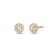 Diamond 0.20Ctw 10k Yellow Gold Earrings