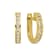 Diamond 0.20Ctw 10k Yellow Gold Earrings