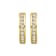 Diamond 0.33Ctw 10k Yellow Gold Earrings