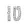 Diamond 0.33Ctw 10k White Gold Earrings