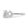 Sterling Silver Diamond 0.10Ctw Ring