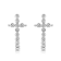 Diamond 0.25Ctw Sterling Silver Earring