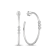 Diamond 0.25Ctw Sterling Silver Earring