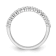 10K White Gold Wedding Band Ring-0.75 cttw