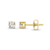 Diamond 0.50ctw Round , 14k Yellow Gold Earrings