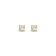 Diamond 0.50ctw Round , 14k Yellow Gold Earrings