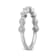 10K White Gold Diamond Ring 0.12Ctw