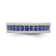 Sterling Silver Diamond and Sapphire Ring 0.75ctw