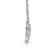 Diamond 0.25Ctw Sterling Silver Heart Pendant With Chain