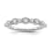 10K White Gold Diamond Ring 0.33Ctw