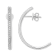 Diamond 0.25Ctw Sterling Silver Earring