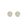 Diamond 0.20Ctw 10k Yellow Gold Earrings