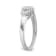 10K White Gold Diamond Ring 0.50Ctw
