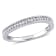 1/8 CT TW Diamond Wedding Band in Sterling Silver