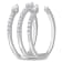 1/5 CT TW Diamond Coil Ring in 14K White Gold