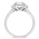 1 1/4 CT DEW Created Moissanite 3-Stone Ring in Sterling Silver