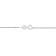 Singapore Chain Necklace in Platinum, 18 in