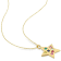 3/5 CT TGW Multi-Color Gemstones Star Pendant with Chain in Yellow
Plated Sterling Silver