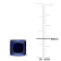 5 1/2 CT TGW Square Cut Created Blue Sapphire Stud Earrings in Sterling Silver